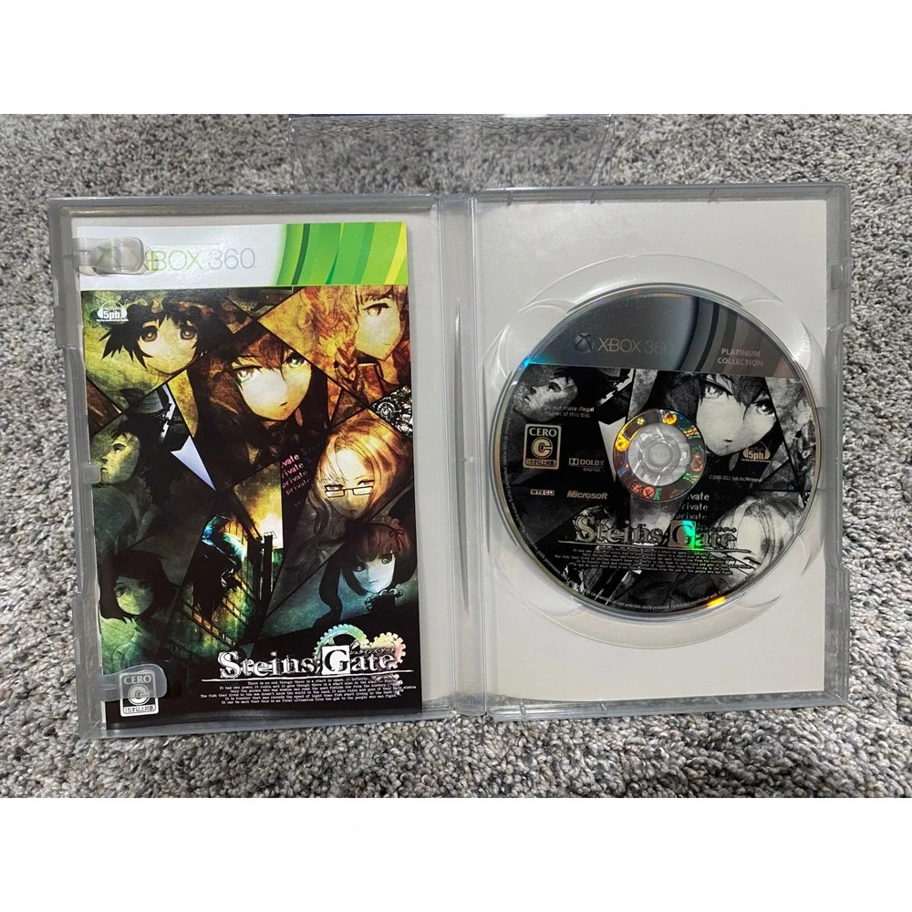 Steins;Gate Xbox 360 NTSC-J Japanese Import Platinum Collection Not for Sale
